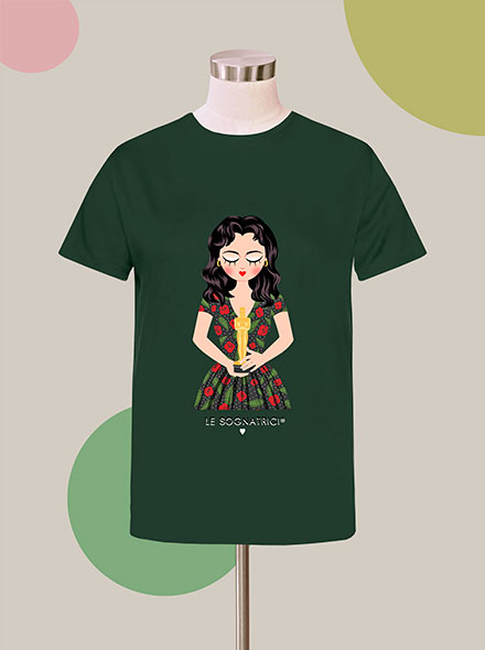 T-shirt Mia - Verde Scuro